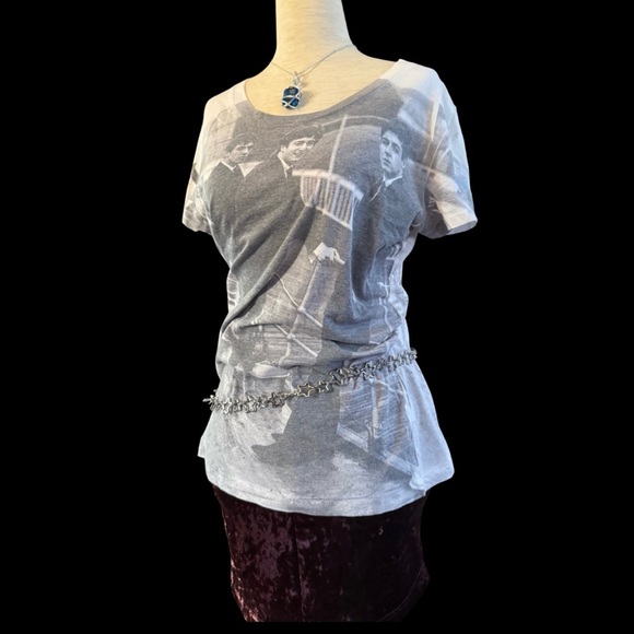SOLD Beatles Official Photo Graphic Print Women's Top Sz XL - Picture 7 of 10